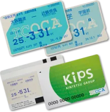 Teiki and transportation card examples