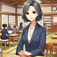 'Kyoto Sensei,' the vice-principal of the school 