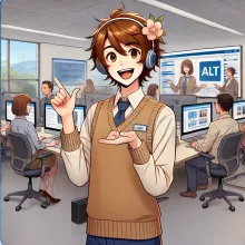 An ALT who develops digital teaching resources, assists the Guidance Division with IT-related support tasks, and answers website-related questions while acting as a liaison with Website Administrator(s)