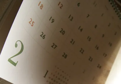 Months calendar