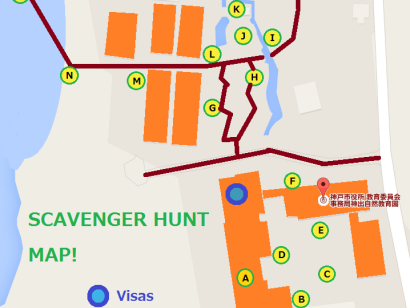 Kande Camp scavenger map